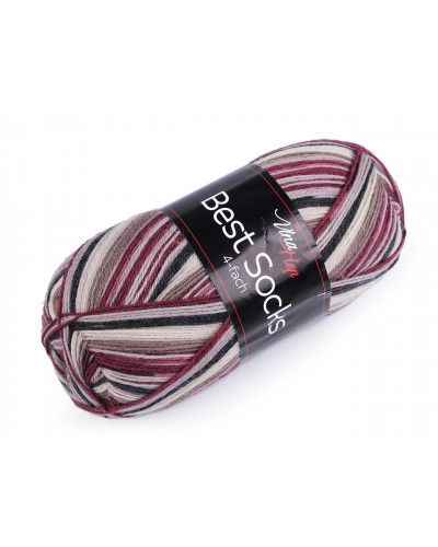 Fire de tricotat Best Socks auto-modelare 100 g | Mimib