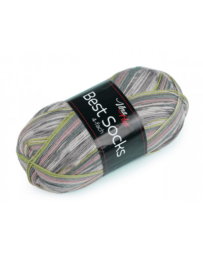 Fire de tricotat Best Socks auto-modelare 100 g | Mimib