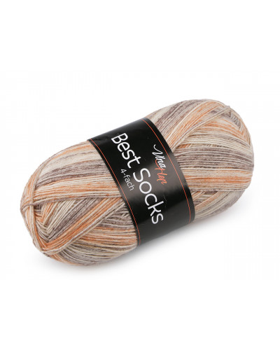 Fire de tricotat Best Socks auto-modelare 100 g | Mimib