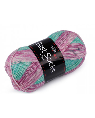 Fire de tricotat Best Socks auto-modelare 100 g | Mimib