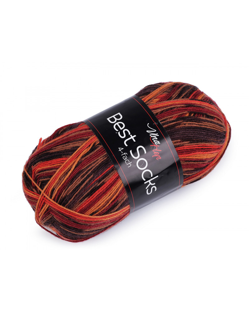 Fire de tricotat Best Socks auto-modelare 100 g | Mimib