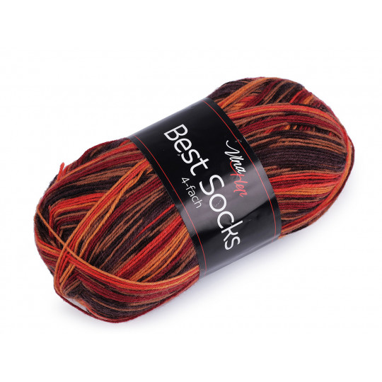 Fire de tricotat Best Socks auto-modelare 100 g | Mimib