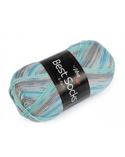 Fire de tricotat Best Socks auto-modelare 100 g | Mimib