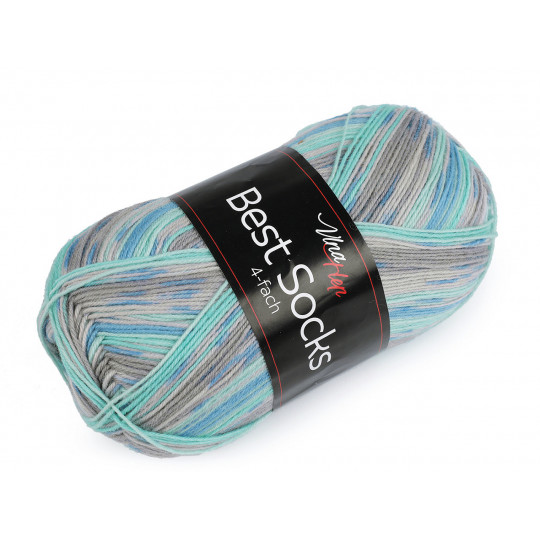 Fire de tricotat Best Socks auto-modelare 100 g | Mimib