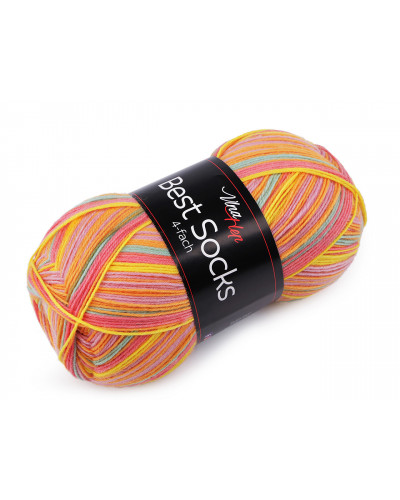 Fire de tricotat Best Socks auto-modelare 100 g | Mimib