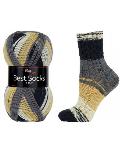 Fire de tricotat Best Socks auto-modelare 100 g | Mimib