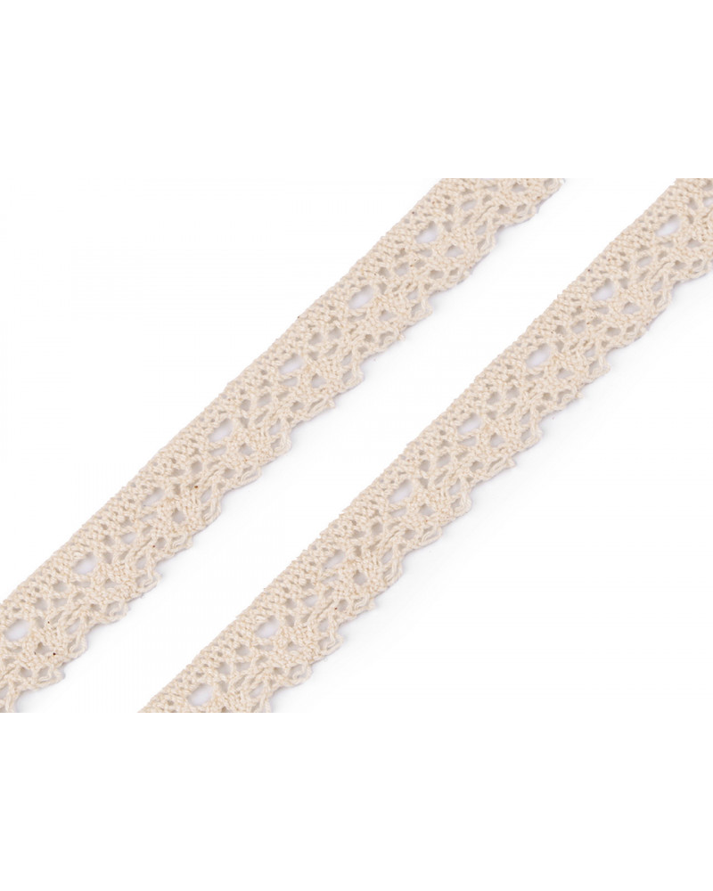 Dantela din bumbac, latime 15 mm | Mimib