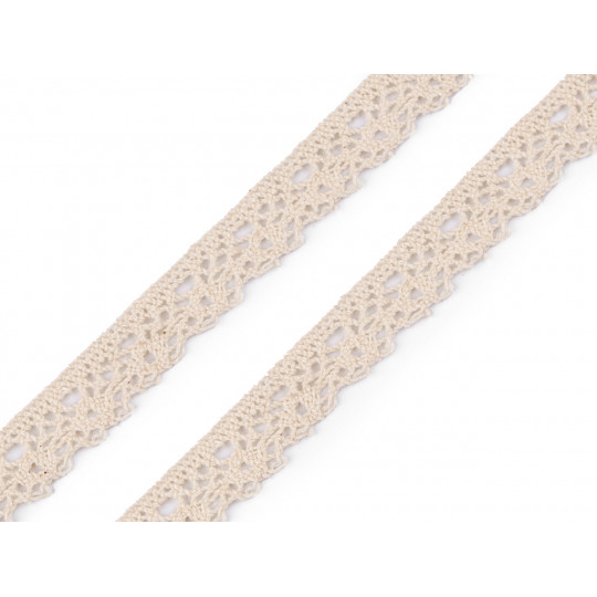 Dantela din bumbac, latime 15 mm | Mimib