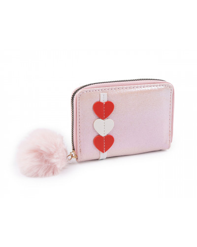 Portofel cu pompon 9x13 cm | Mimib