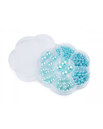 Set de perle din plastic in cutie | Mimib