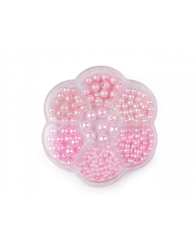 Set de perle din plastic in cutie | Mimib