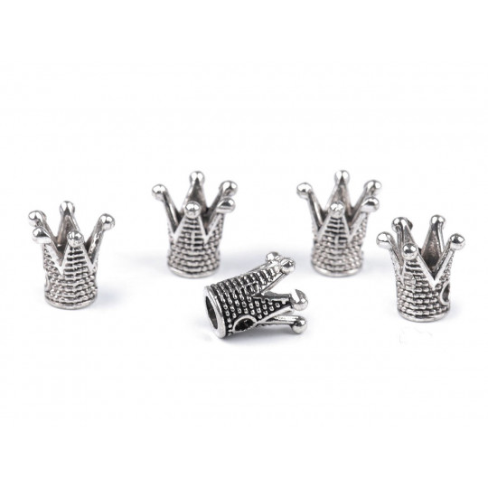 Coronita metalica decorativa pentru cusut 10x10 mm | Mimib
