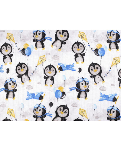 Tesatura bumbac / muselina pinguin | Mimib