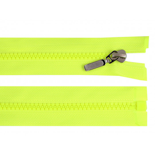 Fermoar plastic nr. 5 lungime 90 cm cu glisor decorativ | Mimib