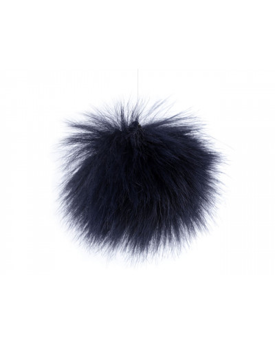 Pompon din blană cu buclă Ø8 cm | Mimib