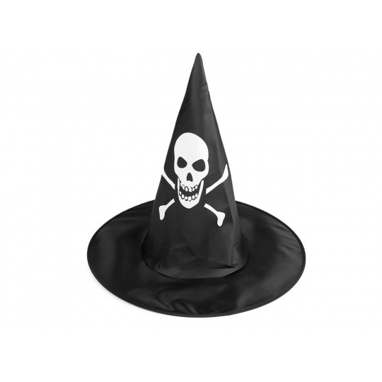 Pălărie de vrăjitoare, pânză de păianjen, craniu, liliac | Mimib
