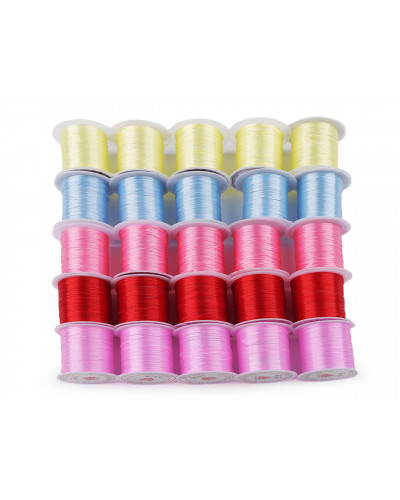 Fir elastic plat, mix culori, 1 mm | Mimib