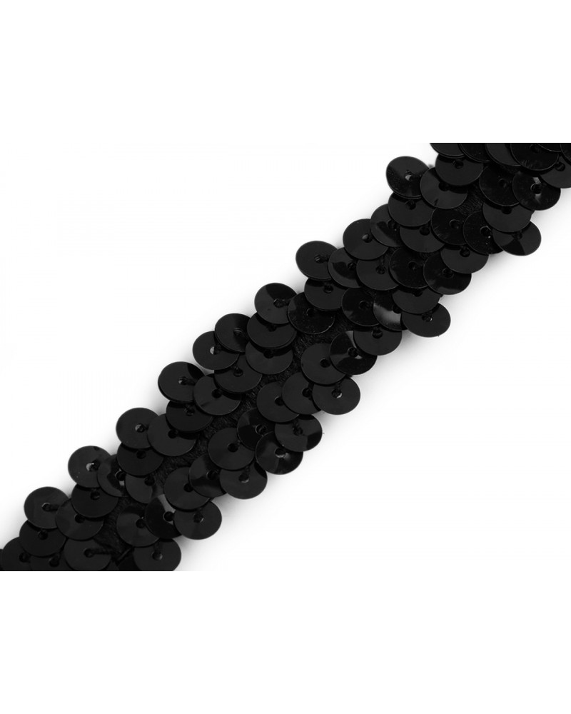 Galon elastic cu paiete 20 mm | Mimib Galon elastic cu paiete 20 mm | Mimib
