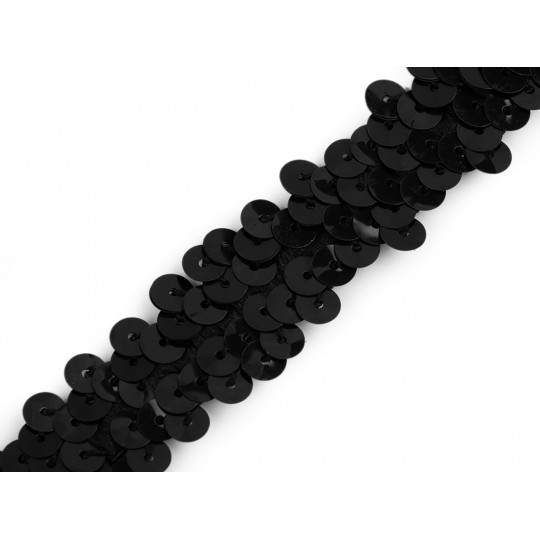 Galon elastic cu paiete 20 mm | Mimib
