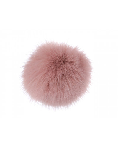 Pompon din blană cu buclă Ø14 cm | Mimib