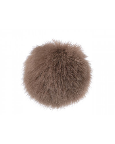 Pompon din blană cu buclă Ø14 cm | Mimib