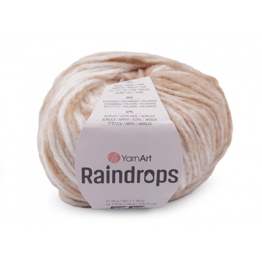 Fire de tricotat Raindrops 50 g | Mimib