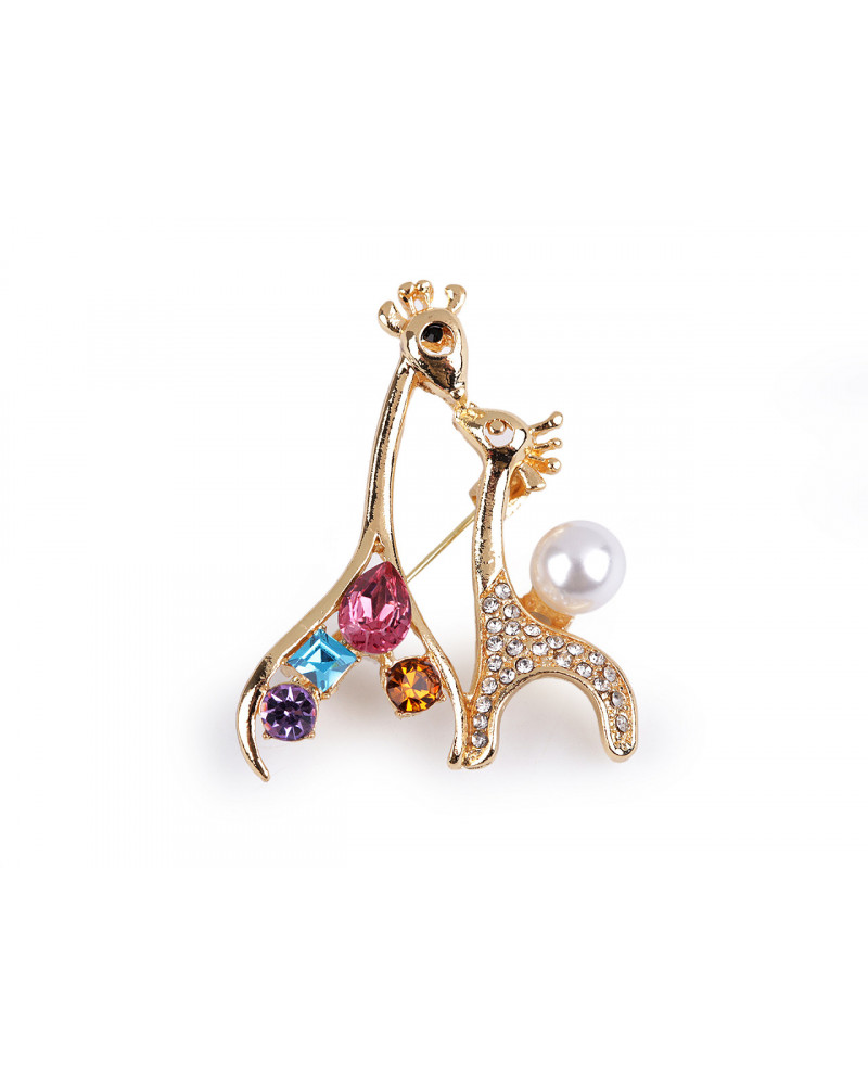 Broșă iepure, oaie, girafă, vulpe | Mimib