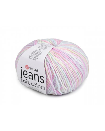 Fire de tricotat Jeans Soft Color 50 g | Mimib