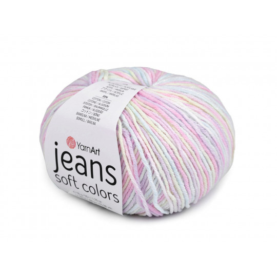 Fire de tricotat Jeans Soft Color 50 g | Mimib