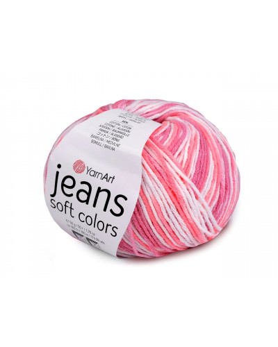 Fire de tricotat Jeans Soft Color 50 g | Mimib