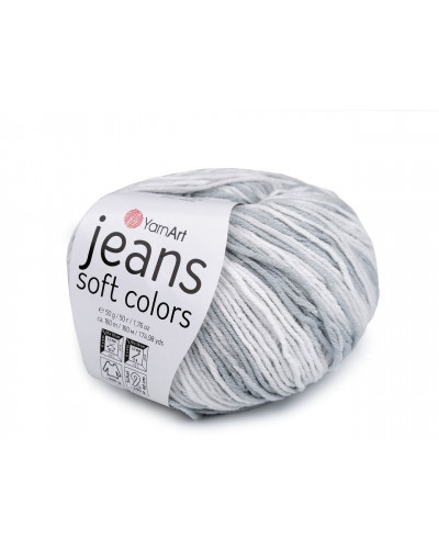 Fire de tricotat Jeans Soft Color 50 g | Mimib