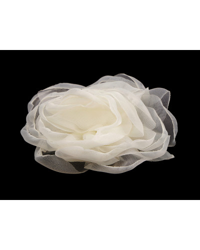 Floare de trandafir din organza Ø8 cm | Mimib