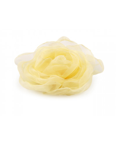 Floare de trandafir din organza Ø8 cm | Mimib