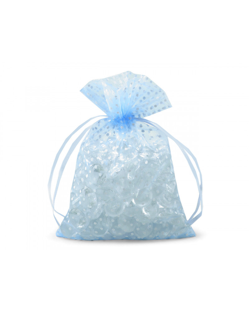 Săculeț organza cu buline, 13x18 cm | Mimib Săculeț organza cu buline, 13x18 cm | Mimib