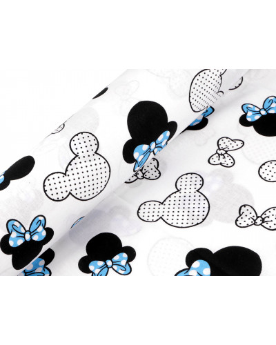 Tesatura de bumbac Mickey / Minnie Mouse | Mimib