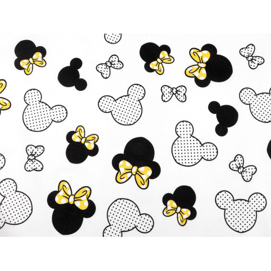 Tesatura de bumbac Mickey / Minnie Mouse | Mimib