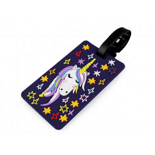 Etichetă nume / etichetă pentru bagaje bufniță, unicorn | Mimib
