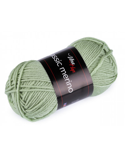 Fire de tricotat clasică Merino 50 g | Mimib