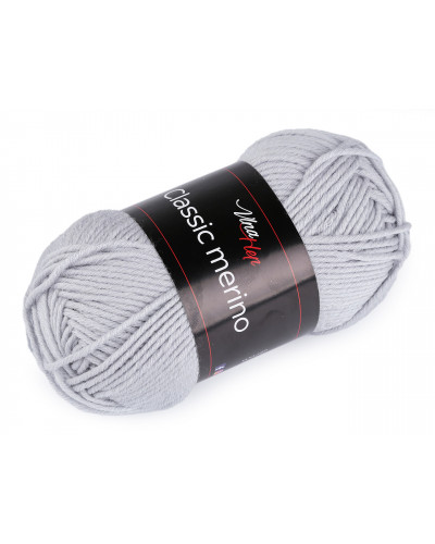 Fire de tricotat clasică Merino 50 g | Mimib