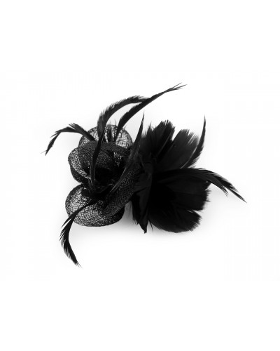 Fascinator / brosa floare cu pene | Mimib