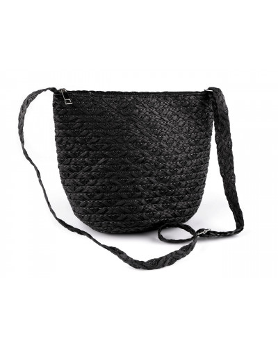 Geantă crossbody din paie din hârtie 23x30 cm | Mimib