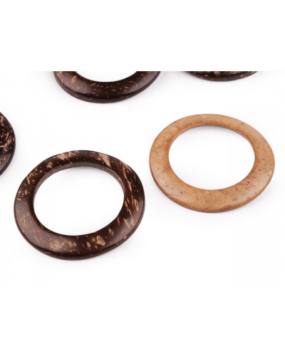 Inel de nucă de cocos / cerc mm macrame Ø50 | Mimib