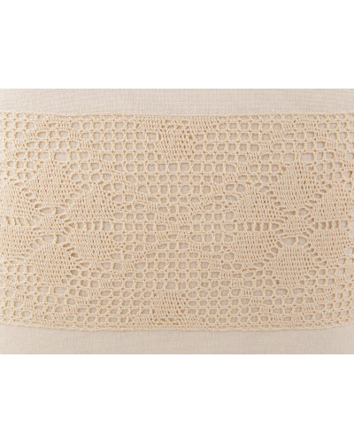 Fata de perna cu dantela 45x45 cm | Mimib