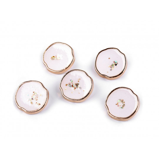 Nasture metalic AB perlat în rășină dimensiune 24", 32", 36" | Mimib