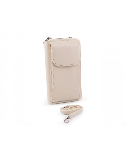 Portofel crossbody cu buzunar pentru telefon mobil 11x19cm | Mimib