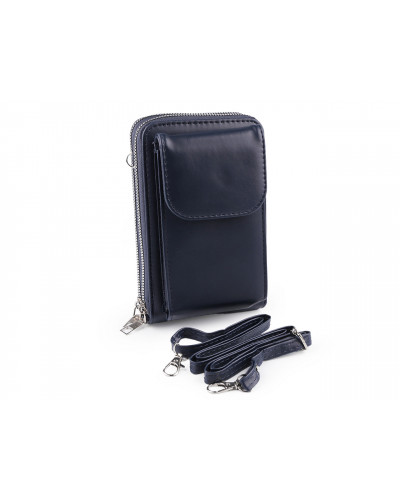 Portofel crossbody cu buzunar pentru telefon mobil 11x18cm | Mimib