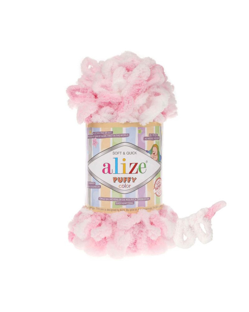 Pletacia priadza Alize Puffy Color 9m, 100 gr. | Mimib