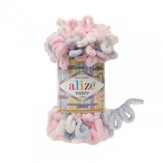 Pletacia priadza Alize Puffy Color 9m, 100 gr. | Mimib