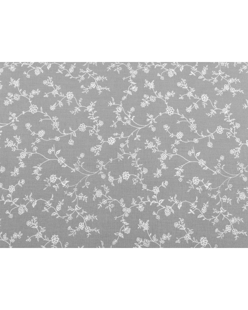 Bumbac imprimat cu motiv floral - 1 m | Mimib