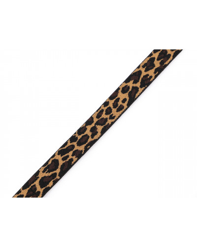 Banda elastica cu model leopard latime 10 mm - 1 m | Mimib